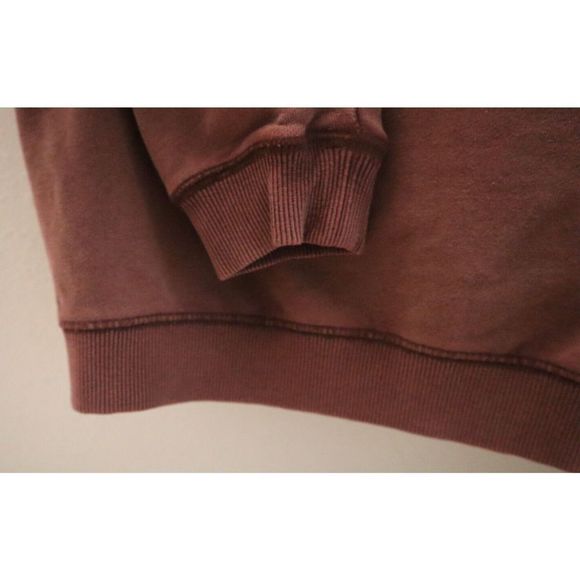 BDG x Urban Outfitters OB1571042 Mens Sz M Chocolate Bonfire Full Zip Hoodie $60 - Picture 5 of 5